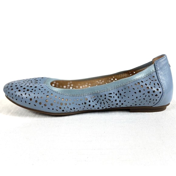 Vionic Womens Callisto Blue Laser Cut Ballet Flats Arch Support Comfort Size 6M - Picture 8 of 12